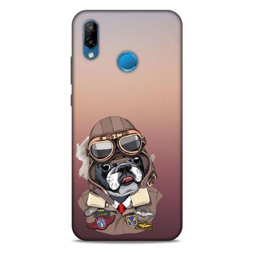 Animax Pilot Bulldog Huawei P20 Lite Kılıf Desenli Silikon