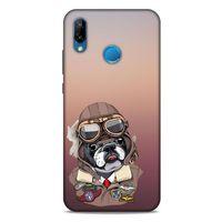 Animax Pilot Bulldog Huawei P20 Lite Kılıf Desenli Silikon