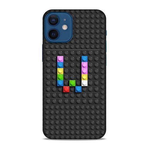 Lopard Apple iPhone 12 Mini Uyumlu Kılıf BloX (39) Liquid Crystal Kılıf W Harfi