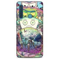Samsung Galaxy A9 2018 Uyumlu Kılıf Rick And Morty (48) Bumper Kılıf Decoy Jerrys