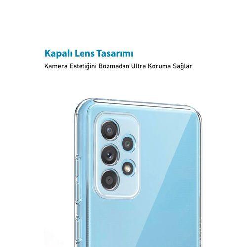 Samsung Galaxy A23 Uyumlu Winnie The Pooh Desenli Şeffaf Telefon Kılıfı