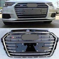 Audi A3 Uyumlu 13-17 Panjur S3 Siyah-Krom