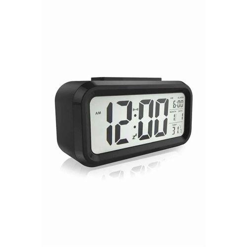 Dijital Masa Saati Takvim Çalar Saat Alarmlı Işıklı Led Ekran Pilli