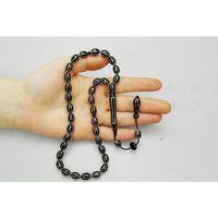 Oltu Taşı Sekizli İpten İpe Karpuz Dilimi Tespih