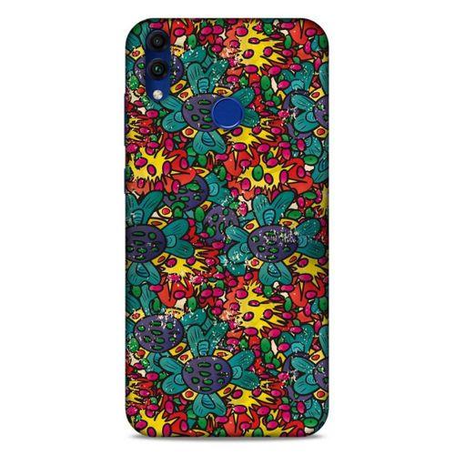 Lopard Huawei Honor 8C Uyumlu Kılıf Soyut Sanat (29) Baskılı Arka Koruma Kılıfı