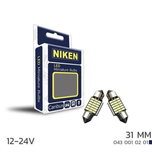 Niken Led Sofit Ampul Set 12v 18 Led’li 31mm – Beyaz Işık
