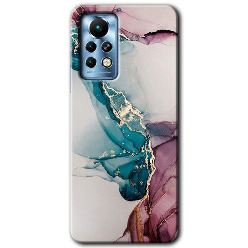 İnfinix Note 11 Pro Kılıf HD Desen Baskılı Arka Kapak - Liquid Mermer