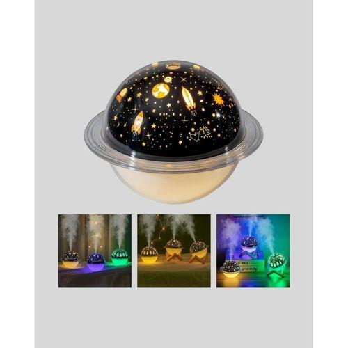 Usb Projeksiyon Gece Lambası Ve Hava Nemlendirici – Aromaterapi Destekli, Taşınabilir Mini