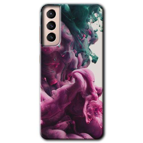 Galaxy S21 Plus Kılıf HD Desen Baskılı Arka Kapak - Liquid Cloud + Kırılmaz Cam