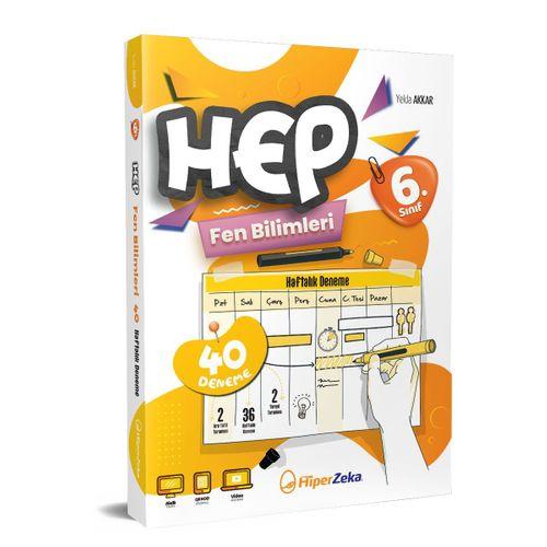 6. Sınıf Haftalık HEP Fen Bilimleri 40 Deneme Hiper Zeka