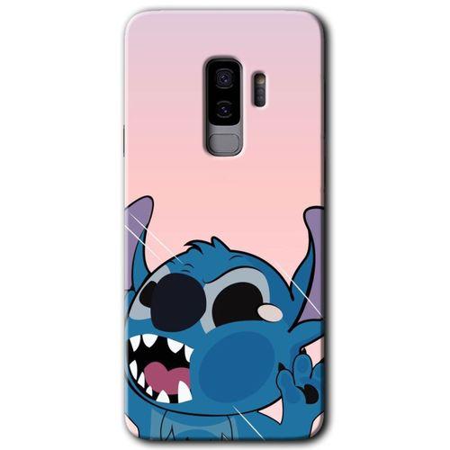 Potkal Hediye Fabrikası Samsung Galaxy S9 Plus Kılıf HD Desen Baskılı Arka Kapak - Stitch