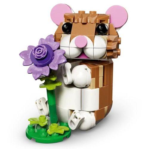 Lego Creator 3’ü 1 Arada Creator Cute Hamster with a Flower 31376