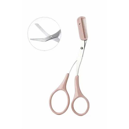 2'li Kaş Bakım Seti Taraklı Kaş Makası Ve Kaş Usturası Kaş Şekillendirici