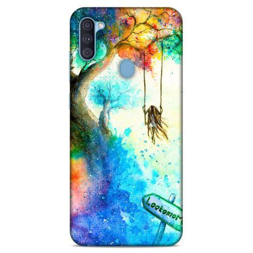 Lopard Samsung Galaxy A11 Uyumlu Kılıf Manipülasyon ☻ (47) Crystal Flex Kılıf Baskılı