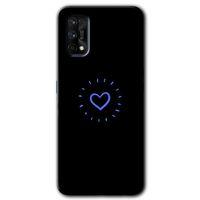 Realme 7 Pro Kılıf HD Desen Baskılı Arka Kapak - Heart Strokes + Kırılmaz Cam