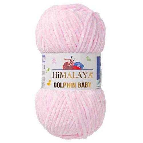 Himalaya Dolphin Baby Kadife Örgü İpi 80303 - Açık Pembe