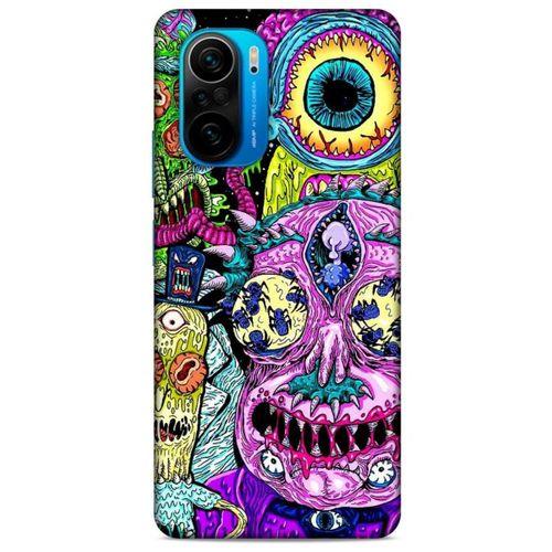 Xiaomi Poco F3 Uyumlu Kılıf Rick And Morty (47) Crystal Flex Kılıf Decoy Mortys