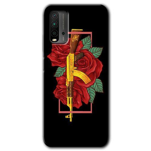 MRCİLETİSİM Xiaomi Redmi 9T Kılıf HD Desen Baskılı Arka Kapak + Temperli Cam - Bedel