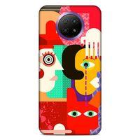 Lopard Xiaomi Redmi Note 9 5g Uyumlu Kılıf Soyut Sanat (15) Baskılı Antişok Kılıf