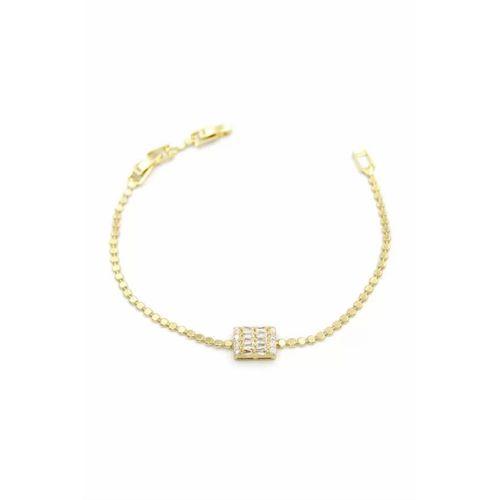 Taşlı Bileklik - Altın