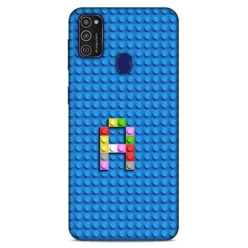 Lopard Samsung Galaxy M21 Uyumlu Kılıf BloX (11) Tam Koruma A Harfi