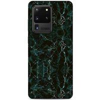 Mermer Desenli (27) Tema Tasarımlı Kılıf Zümrüt Yeşili Samsung Galaxy S20 Ultra Kılıf