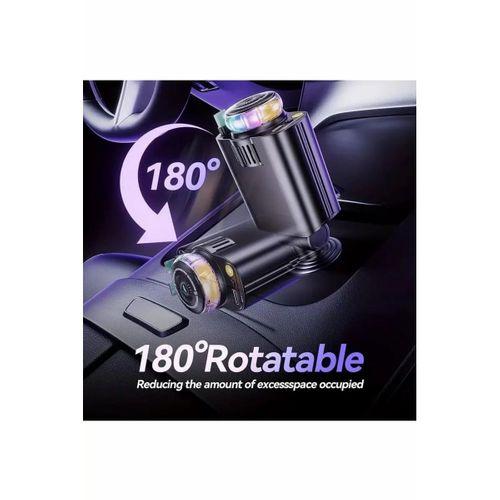 Led Işık Aydınlatmalı 45w Hava Nemlendirici 5’1 Arada Şarj Cihazı Araç İçi Çakmaklık Şarj Aleti