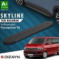 S-Dizayn VW Transporter T6 Kısa Şase Skyline Siyah Yan Basamak 213 Cm 2015-2019 A+ Kalite