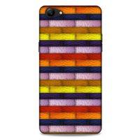 Oppo A79 Kılıf Patchwork (30) Silicone Case Şeker Pembe Sarı