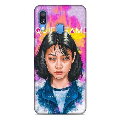 Samsung Galaxy A40 Uyumlu Kılıf Squid Game (47) Crystal Flex Kılıf Dae-Hyun