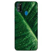 Lopard Samsung Galaxy M30s Uyumlu Kılıf Bahar (31) TPU Kılıf Nemli Yaprak