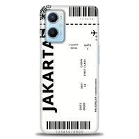 Oppo A96 4G Kılıf HD Baskılı Kılıf - Jakarta + Tam Ekran Koruyucu