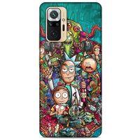 Xiaomi Redmi Note 10 Pro Uyumlu Kılıf Rick And Morty (32) Soft Silikon Kılıf Cronenberg Morty