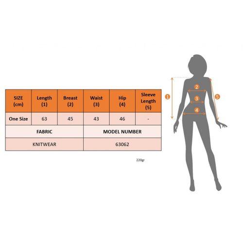 Kadın Askılı V Yakalı çok Renkli Triko Bluz