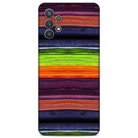 Lopard Samsung Galaxy A32 Uyumlu Kılıf Wood'X (27) Tasarımlı Kılıf Baskılı