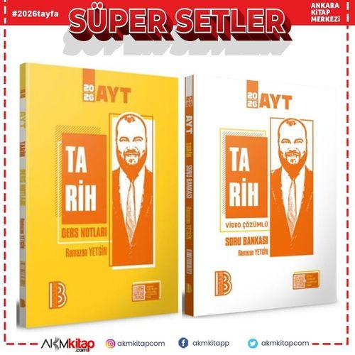 Benim Hocam 2026 AYT Tarih Ders Notları ve Soru Bankası Seti 2 Kitap
