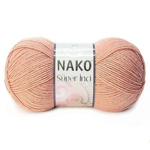 Nako Süper İnci El Örgü İpi 11071 Badem İçi