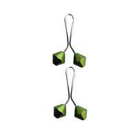 2 Adet Tesettür Eşarp ve Şal Klipsi Yeşil