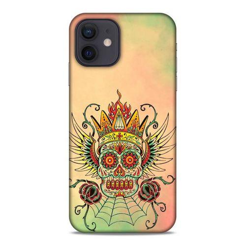 Lopard Apple iPhone 12 Uyumlu Kılıf Tattoo's (20) Koruyucu Kılıf Skeleton