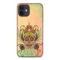 Lopard Apple iPhone 12 Uyumlu Kılıf Tattoo's (20) Koruyucu Kılıf Skeleton