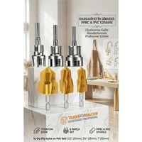 Profesyonel PPRC PVC Su Borusu Diş Açma Seti6 Parça – Havşa Pah Açma Aparatı Tesisatçı Kılavuz Seti