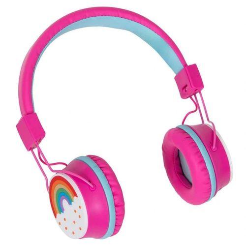 Gökkuşağı Desenli Bluetooth Kulak Üstü Kulaklık