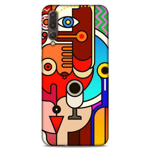 Lopard Huawei P20 Pro Uyumlu Kılıf Soyut Sanat (8) Desenli Baskılı Kılıf