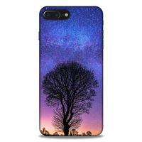 Lopard Apple Iphone 8 Plus Uyumlu Kılıf Gece'S (29) Arka Koruma Kılıfı Ağaç