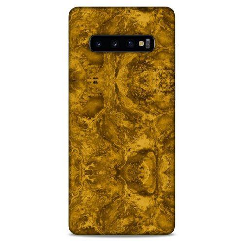 Mermer Desenli (20) Tema Koruyucu Kılıf Bronz Samsung Galaxy S10 Plus Kılıf