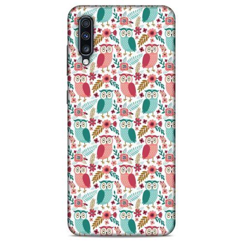 Baykuşlar (19) Desenli Silikon Kapak Telefon Kabı Samsung Galaxy A70s Kılıf
