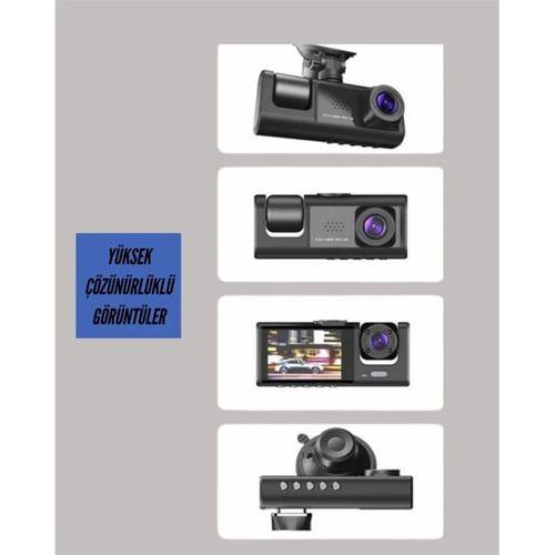 Ta-01 G-sensörlü 3'lü Kayıtlı Araç Kamerası