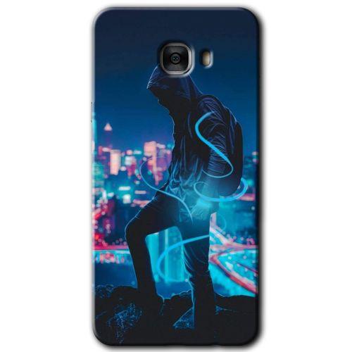 Potkal Hediye Fabrikası Samsung Galaxy C9 Pro Kılıf HD Desen Baskılı Arka Kapak - Spill Boy