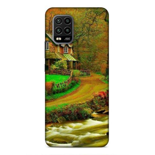 Xiaomi Mi 10 Lite Uyumlu Kılıf Azarbaijan (48) Bumper Kılıf Orman Evi