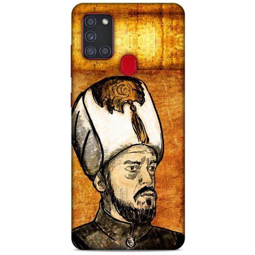 Samsung Galaxy A21s Uyumlu Kılıf Ottoman (45) Liquid Air Kılıf İbrahim Sultan